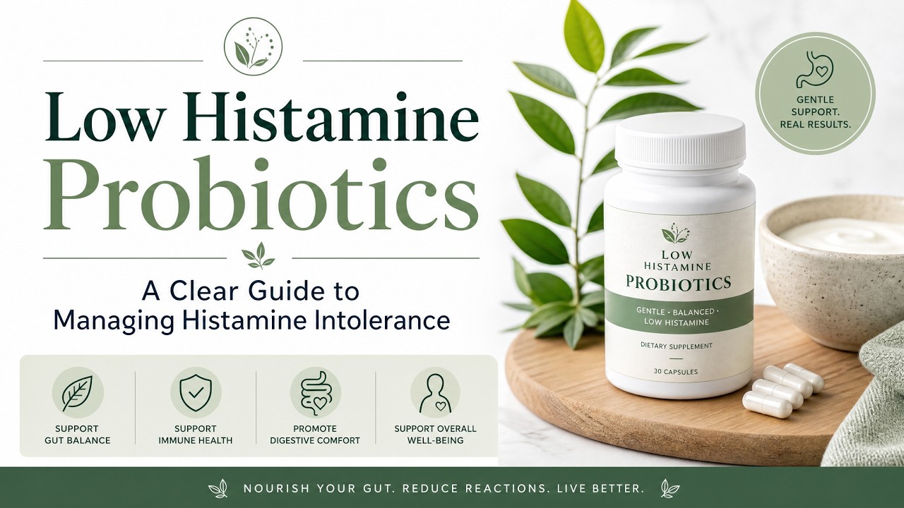Low Histamine Probiotics   A Clear Guide to Managing Histamine Intolerance
