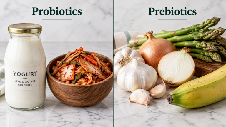 Probiotics vs. Prebiotics